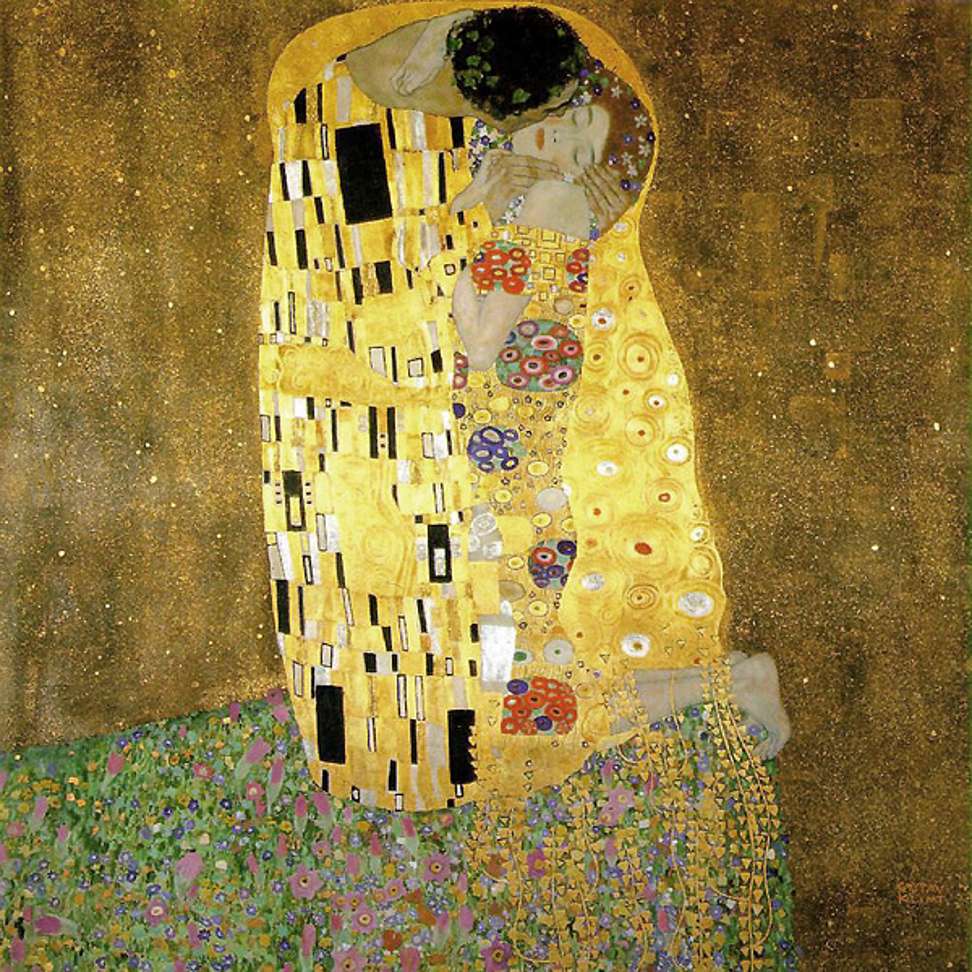 Gustav Klimt's The Kiss.