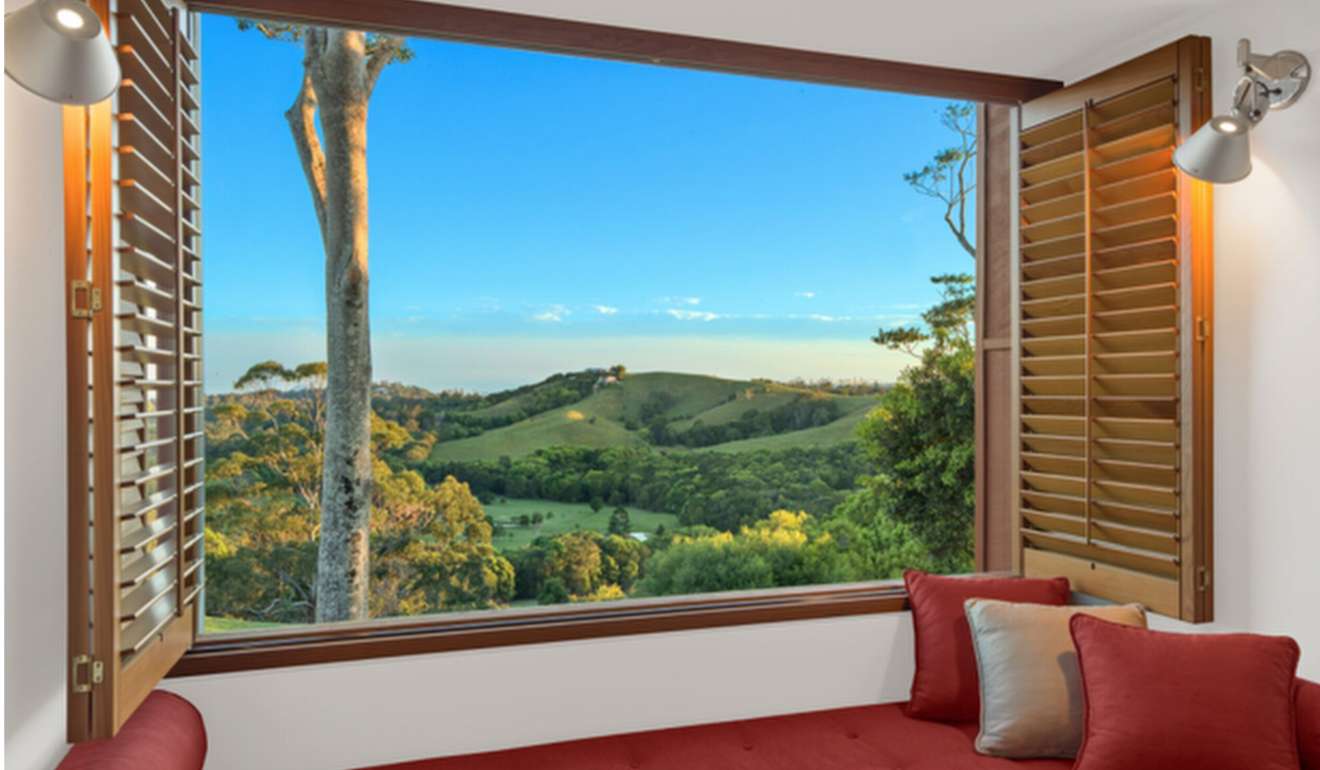 The holiday home overlooks an 18-hole golf course. Photo: Justin Fung