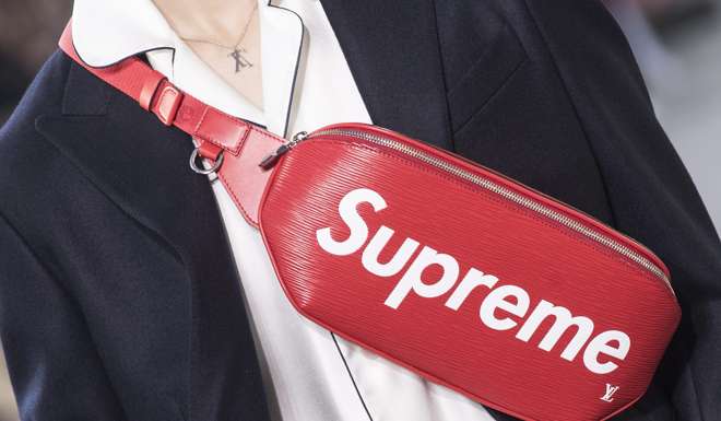 Supreme Waist Bag and a Suit in Paris for Fashion Week