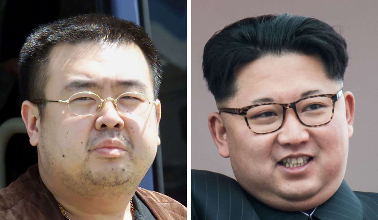 Kim Jong-nam, son of the late-North Korean leader Kim Jong-il, and his half-brother, current North Korean leader Kim Jong-un. Photo: AFP