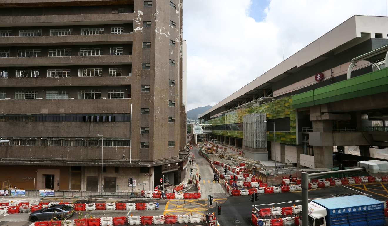 Spring Workshop in the Remex Centre will close within months of the Wong Chuk Hang MTR station (above, right) opening. Photo: Jonathan Wong