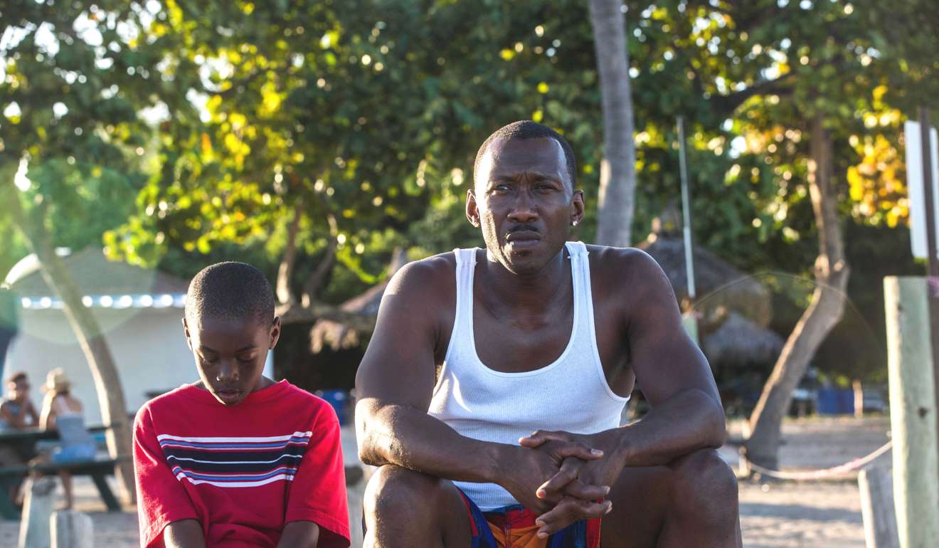 Mahershala Ali and Alex Hibbert in Moonlight.