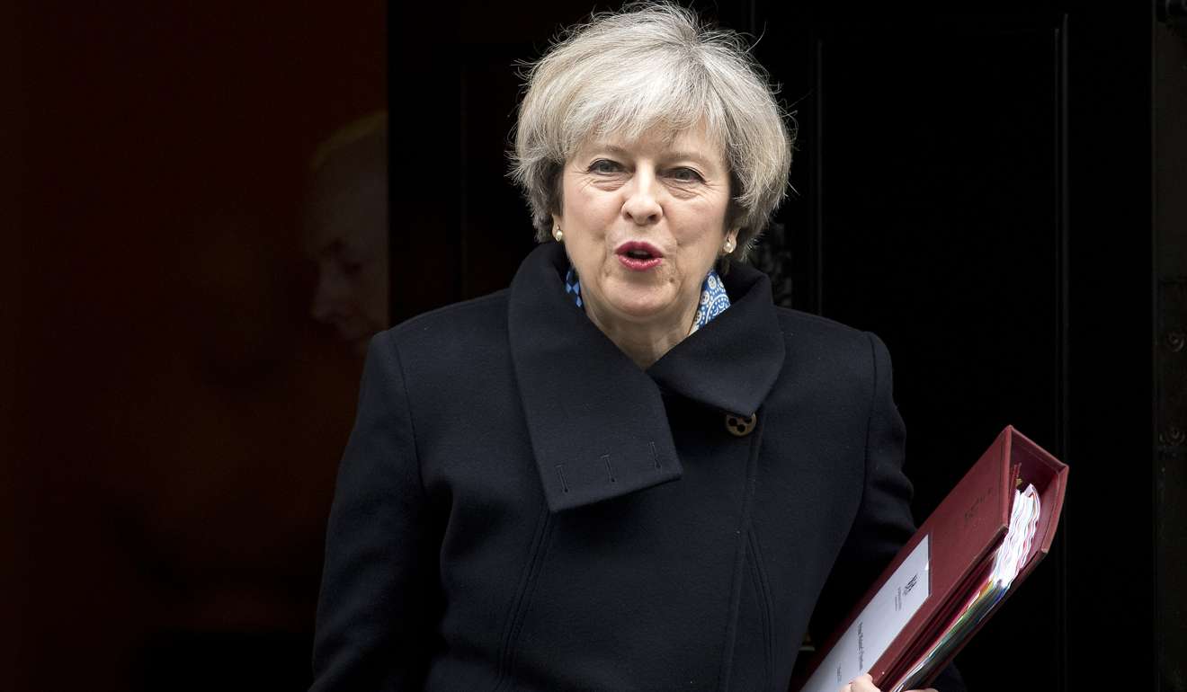 British Prime Minister Theresa May has sai she wants to trigger Article 50 by March 31. Photo: AFP