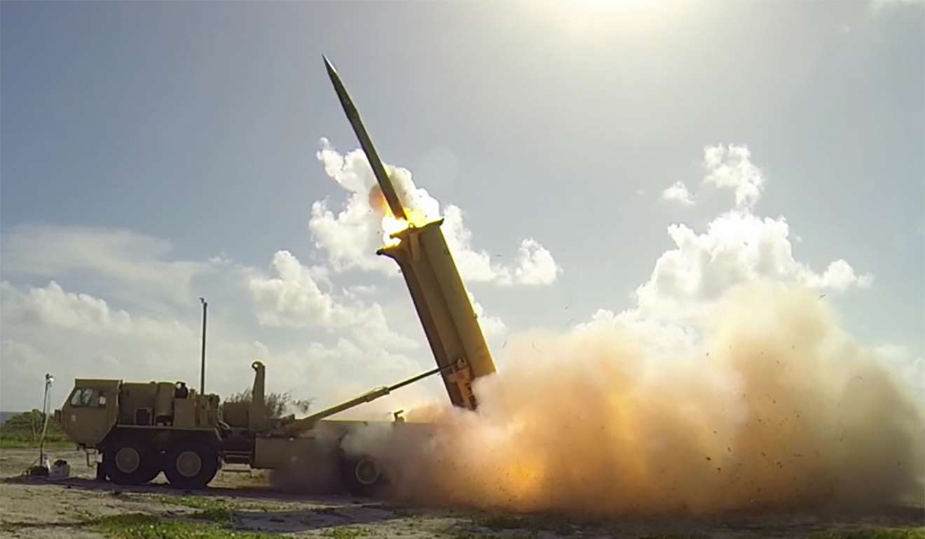 A file picture of the THAAD missile defence system in action. Photo: Handout