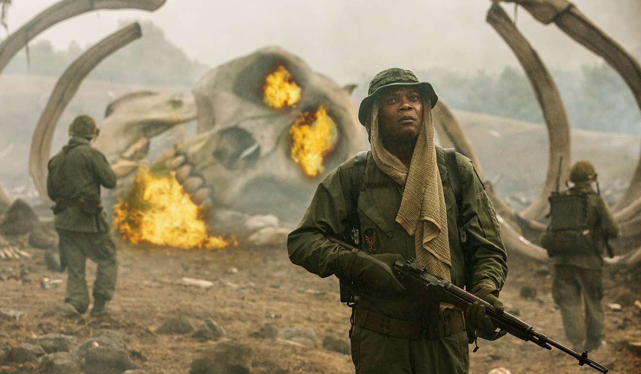 Samuel L. Jackson in Kong: Skull Island.