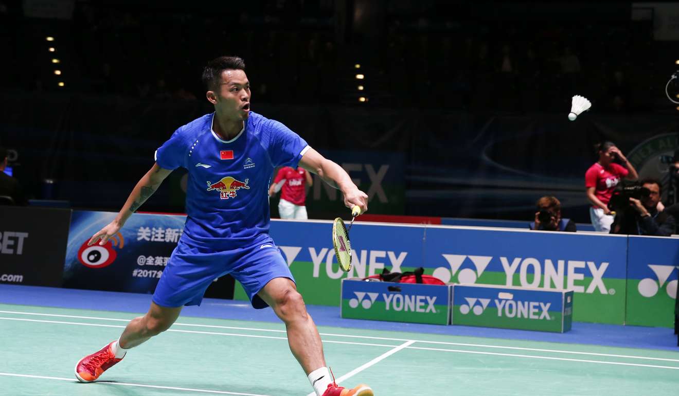 Lin Dan beat Zulfadli Zulkiffli of Malaysia 2-0. (Xinhua/Han Yan)