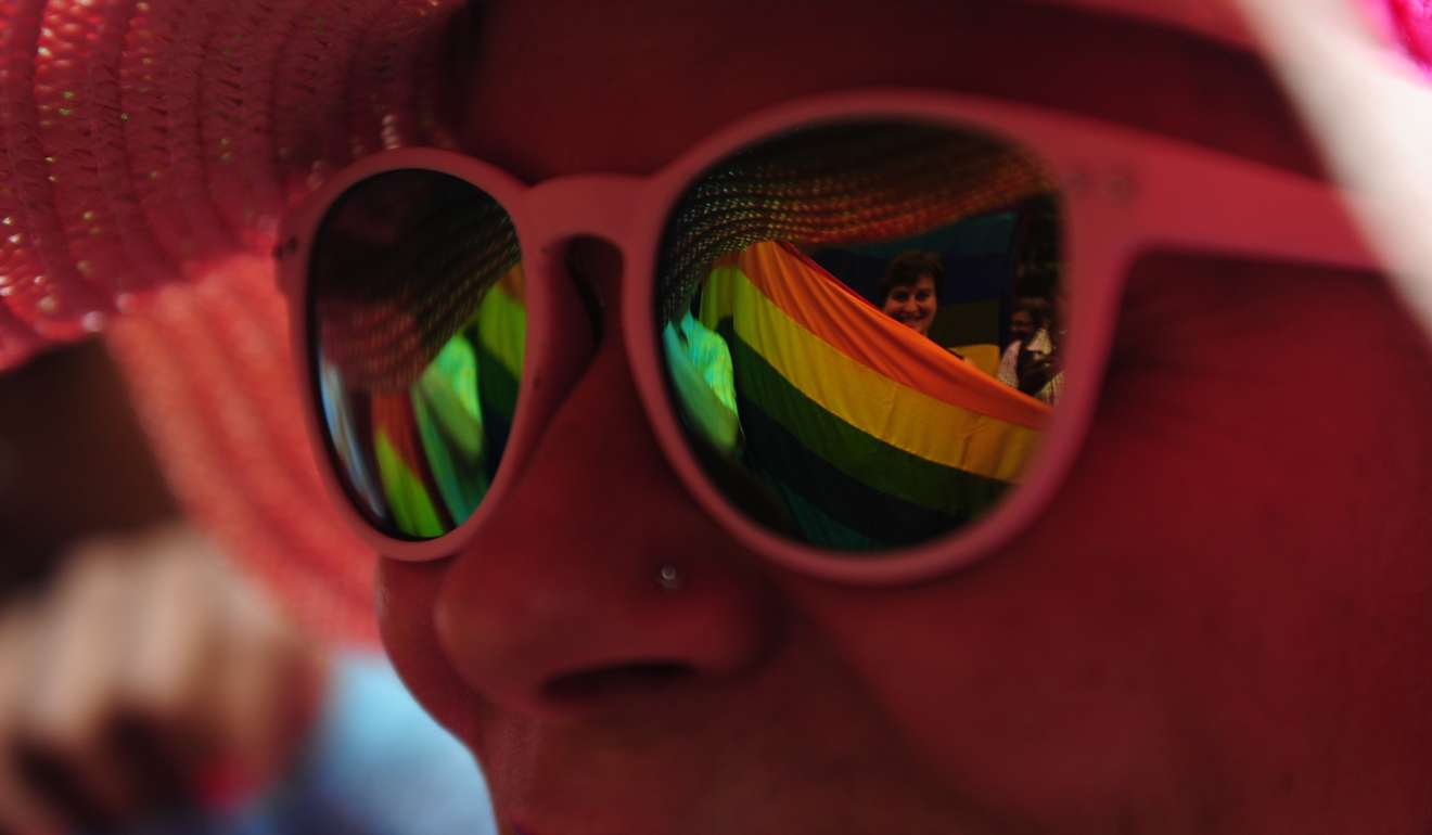 A member of the Indian LGBTQ community at a pride parade in Chennai. Photo: AFP