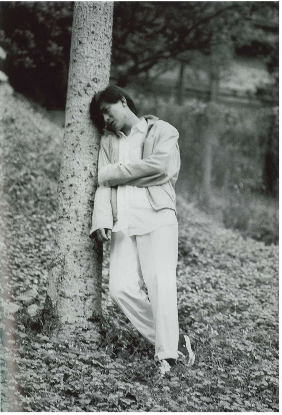 A 1985 portrait of Canto-pop star and actor Andy Lau by Julian Lee. Photo: Courtesy of Helen Lee