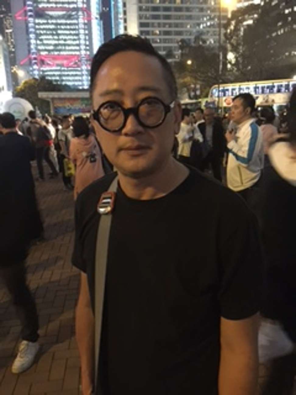 Tsang supporter William Wong attended the rally.