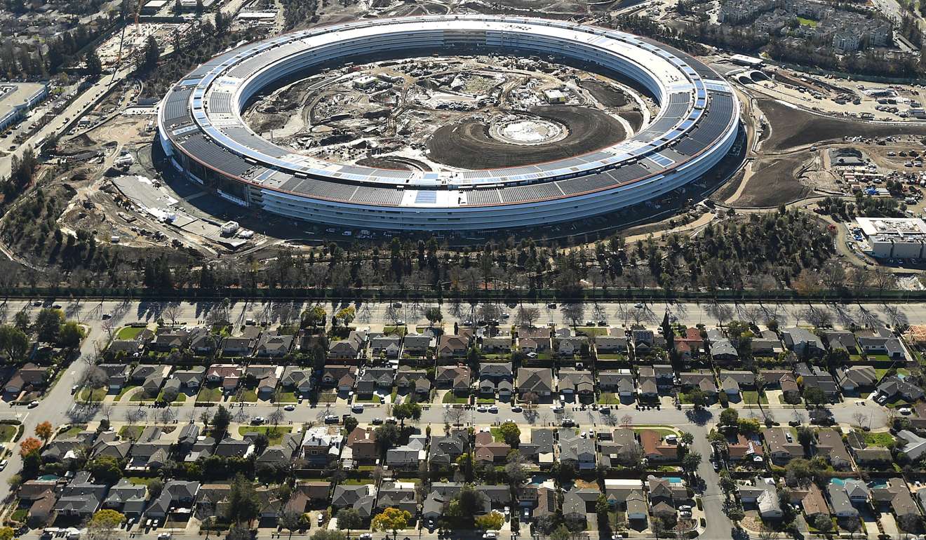 The Apple Campus 2 is seen in Cupertino, California. Photo: Reuters