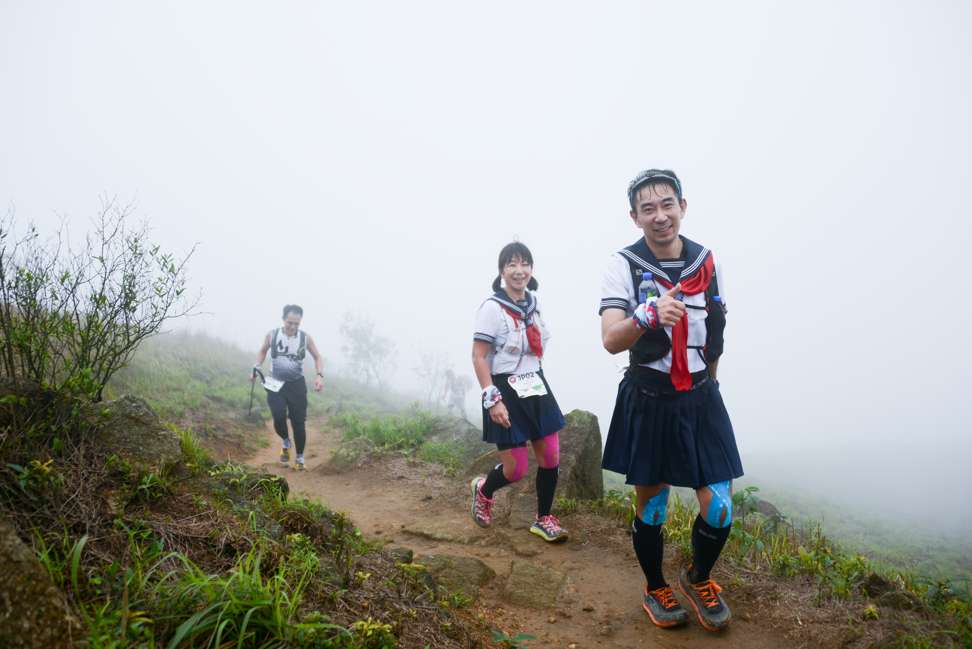 Team Japan on the Country of Origin Course near Lo Fu Tau. Photo: Lucien Chan