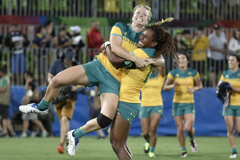 Australia took gold in the women’s event. Photo: AFP