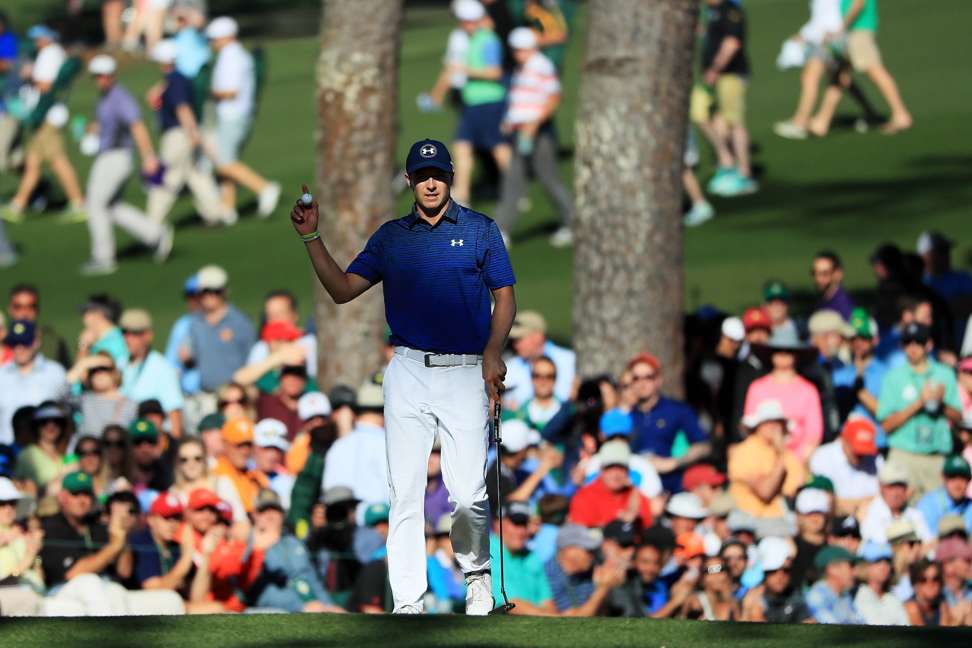 Jordan Spieth has played himself into contention at Augusta. Photo: AFP