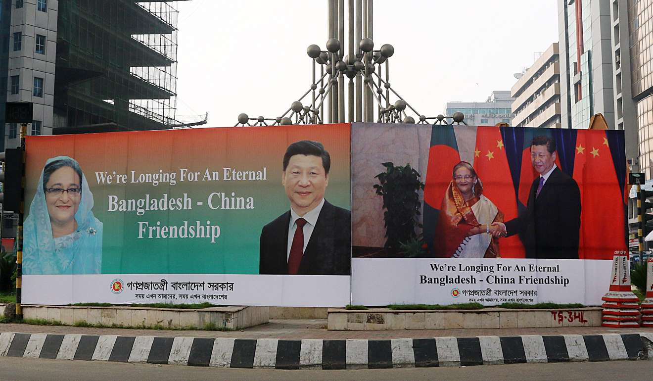 Dhaka ahead of a visit by Chinese President Xi Jinping in October 2016. Photo: Alamy Live News