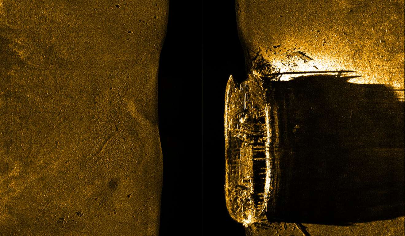 The wreck of the HMS Erebus found in the Canadian Arctic in 2014. Photo: Reuters/Parks Canada/Handout