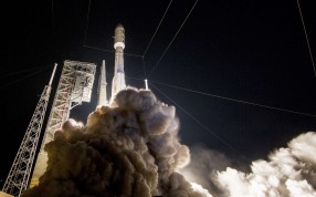 The most advanced weather satellite ever built rocketed into space on Saturday, part of an US$11 billion effort to revolutionise forecasting and save lives. Photo: AP The most advanced weather satellite ever built rocketed into space on Saturday, part of an US$11 billion effort to revolutionise forecasting and save lives. Photo: AP