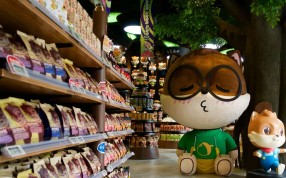 Online nut seller Three Squirrels opened its first bricks-and-mortar store in Wuhu, Anhui province, in September. Photo: Tom Wang Online nut seller Three Squirrels opened its first bricks-and-mortar store in Wuhu, Anhui province, in September. Photo: Tom Wang