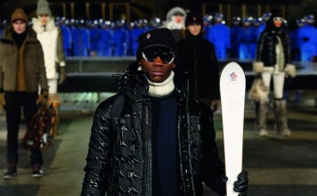 Moncler's Grenoble luxury athleisure ski wear incorporates special technology.