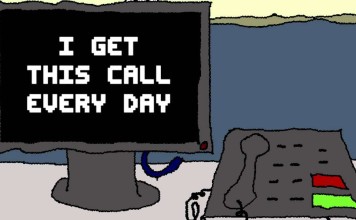 I Get This Call Every Day looks at the experience of repetitive work. I Get This Call Every Day looks at the experience of repetitive work.