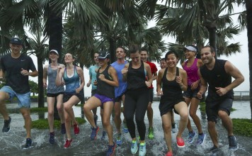 Hongkongers take part in #JustShowUp, a free bootcamp, at Sun Yat Sen Memorial Park. Photo: Edmond So