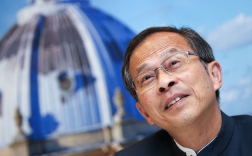 Tsang said people had taken aim at him behind his back for being associated with Chris Patten. Photo: May Tse