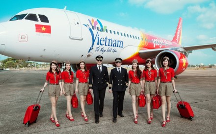 Professional flight crew in VietJet Professional flight crew in VietJet