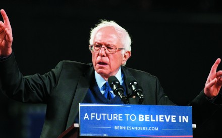 Democratic contender Bernie Sanders. Photo: EPA