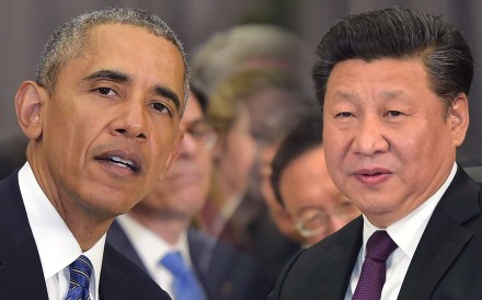US President Barack Obama and Chinese President Xi Jinping meet ahead of a global nuclear security summit in Washington on Thursday. Photo: AFP US President Barack Obama and Chinese President Xi Jinping meet ahead of a global nuclear security summit in Washington on Thursday. Photo: AFP