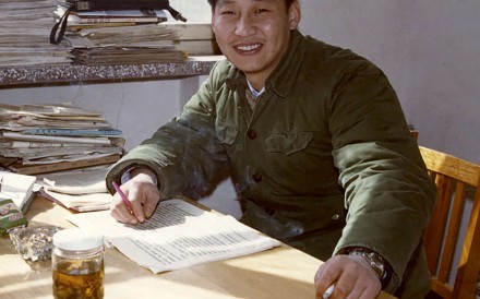 Xi Jinping has a lit cigarette in this 1983 photograph. Photo: SCMP Pictures