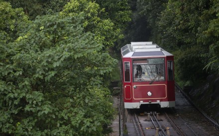 Riding the steep slopes of Victoria Peak on the famous Peak Tram just became a little more expensive, with the operator announcing a fare price increase. Photo: Sam Tsang