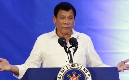 Philippine President Rodrigo Duterte. Photo: AP