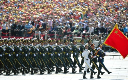 China’s last major military parade, held in 2015. Photo: Xinhua