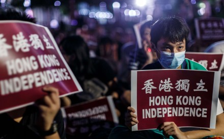 The Communist Party has for the first time identified separatist activities in Hong Kong as a focus of its national security strategy. Photo: AFP