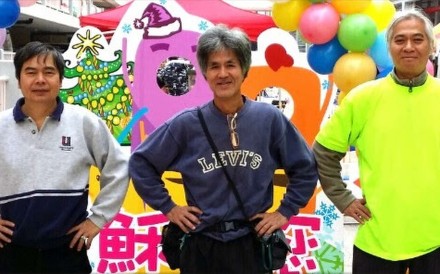 (From left) From classmates to colleagues and friends for life: Moi Yung-chiao, Sher Por and Wong Yat-ming. Photo: Handout