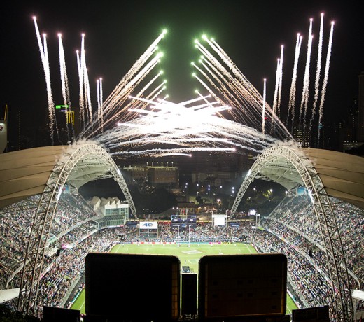 The Cathay Pacific/HSBC Hong Kong Sevens will once again dazzle spectators at Hong Kong Stadium from 8-10 April 2016. Photo: HKRU The Cathay Pacific/HSBC Hong Kong Sevens will once again dazzle spectators at Hong Kong Stadium from 8-10 April 2016. Photo: HKRU