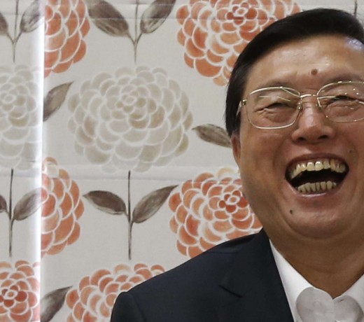 Zhang Dejiang managed to walk the talk during his Hong Kong visit. Photo: EPA Zhang Dejiang managed to walk the talk during his Hong Kong visit. Photo: EPA