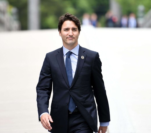Canadian Prime Minister Justin Trudeau arrives at Ise-Jingu Shrine in the city of Ise in Mie prefecture, on May 26, 2016. Photo: AFP