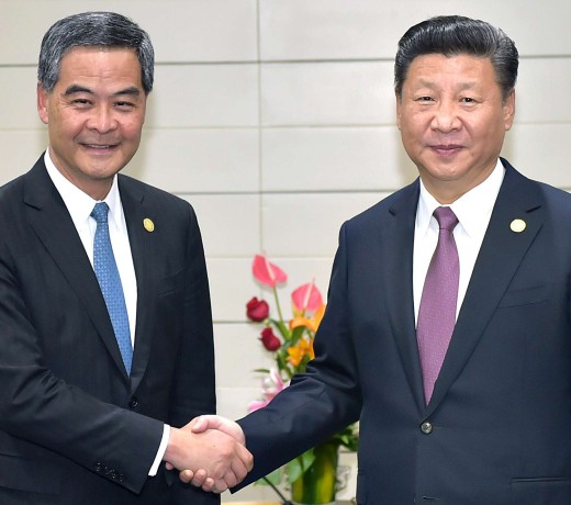 Chinese president tells Leung Chun-ying to maintain social and political stability but does not discuss his possible chief executive re-election bid Chinese president tells Leung Chun-ying to maintain social and political stability but does not discuss his possible chief executive re-election bid