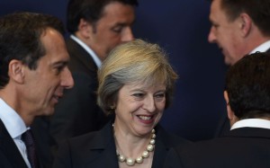 British PM May says no way out of Brexit as rift with EU chiefs flare