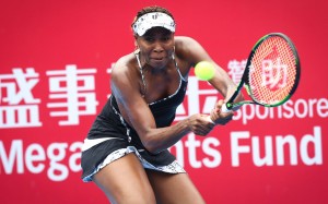 Venus Williams in action at the MEF-sponsored Hong Kong Tennis Open. SCMP/ K. Y. Cheng