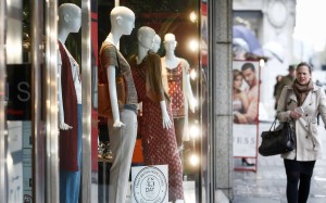 Consumer confidence has helped the British economy grow 2.3 per cent year on year in the third quarter. Photo: Bloomberg