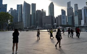 Singapore’s exports in October contracted sharply as sales to major markets fell, raising the risk of a recession in the trade-dependent economy. Photo: AFP