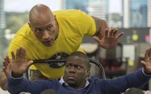 Dwayne Johnson and Kevin Hart in buddy comedy Central Intelligence.