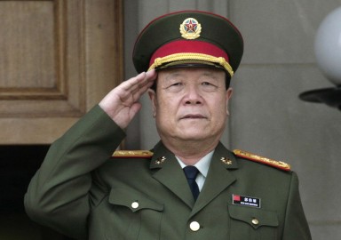 A file photo of disgraced retired military chief Guo Boxiong, who has been charged for corruption. Photo: Reuters