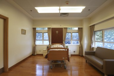 A “farewell room” at the Haven of Hope Sister Annie Skau Holistic Centre. Photo: K.Y. Cheng