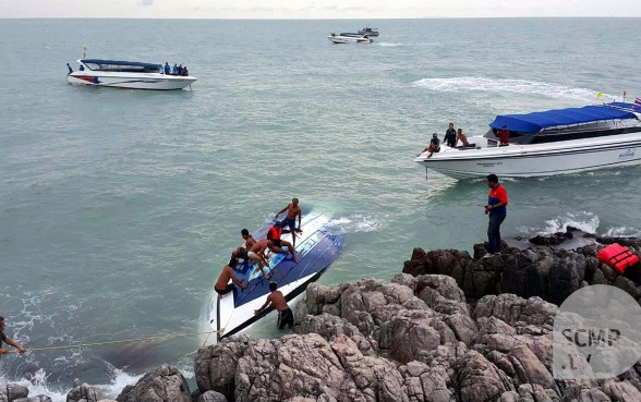 Tourist boat in Thailand capsizes, kills two