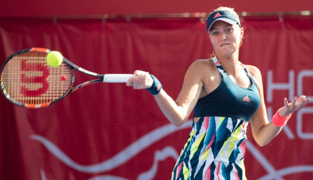 Kristina Mladenovic wins thriller against Daria Gavrilova to reach Hong Kong Tennis Open final