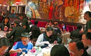 Diners enjoy their last night at Dan Ryan’s restaurant in Pacific Place. Photo: Jonathan Wong