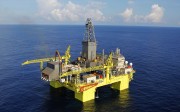 The Xingwang deep-sea semi-submersible drilling platform at Liwan3-2 gasfield in the South China Sea. Photo: Xinhua, Zhao Liang