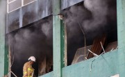 Fourth-alarm blaze in Ngau Tau Kok industrial building. Photo: Edward Wong